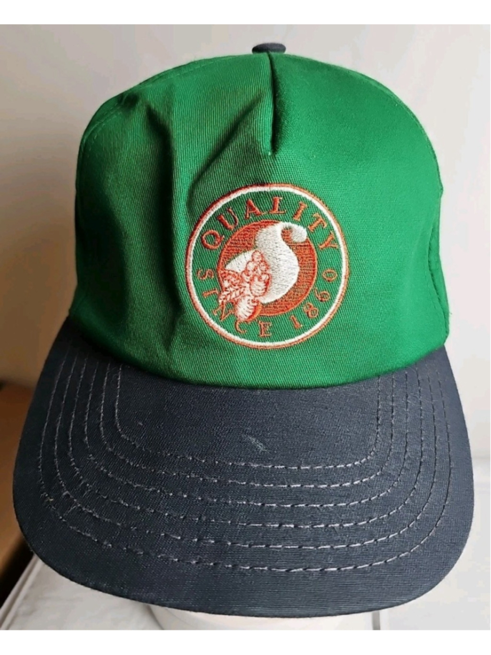 Vintage Shaw's Supermarket Clifford Perham Inc. Quality Since 1860 Hat Snapback